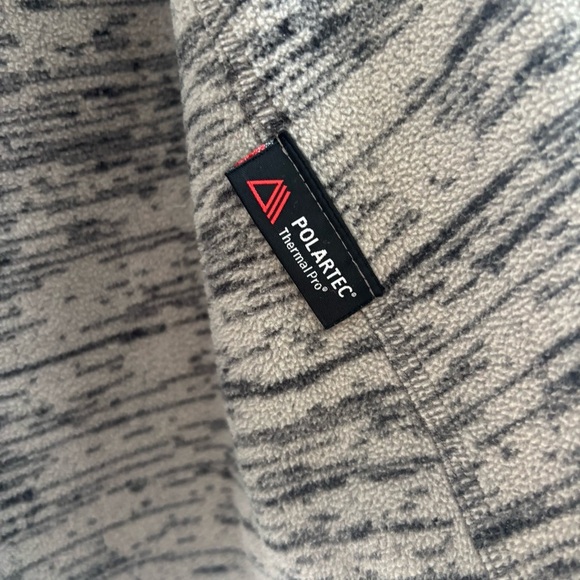 The North Face Polartec Gray Fleece Full Zip Long Sleeve Fall Jacket Size Medium - Picture 11 of 13